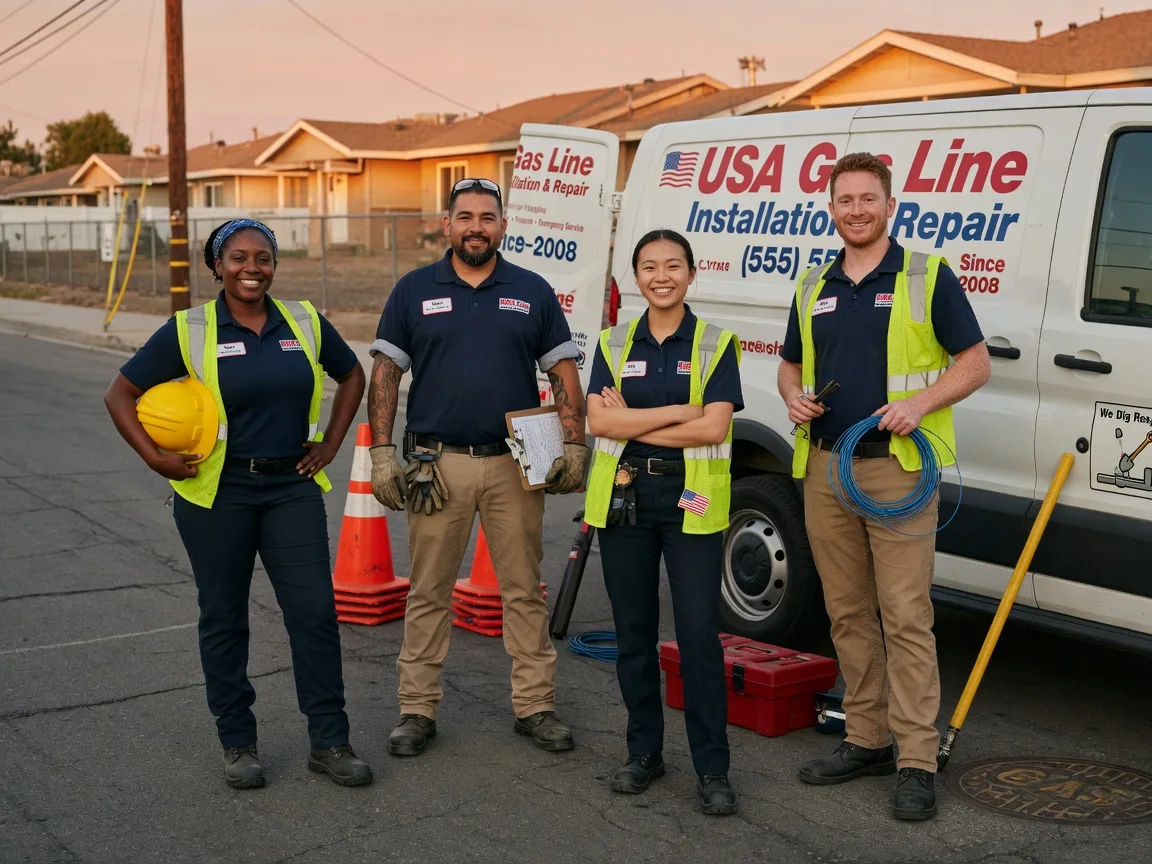 Gas Line Installation company in Knox, PA
